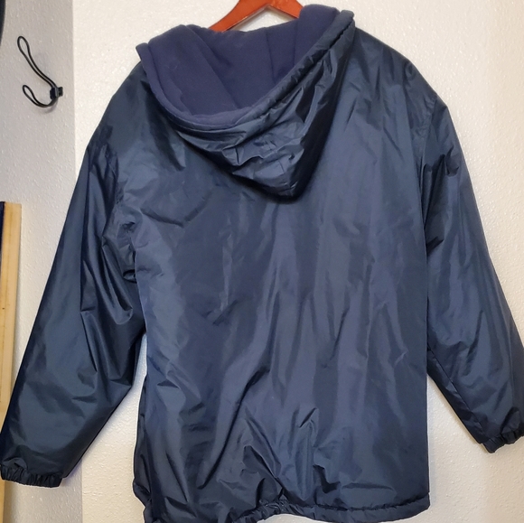 Navy blue Cold Storage puffer jacket - Picture 3 of 4